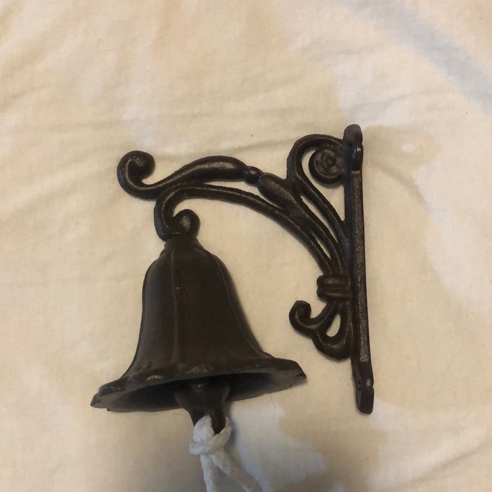 Rustic door bell/ dinner bell wall mount new